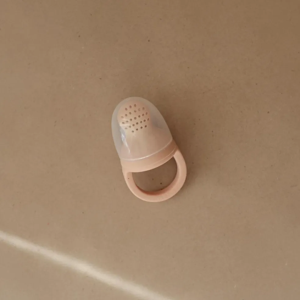 Lot de 2 sucettes grignoteuses en silicone Blush