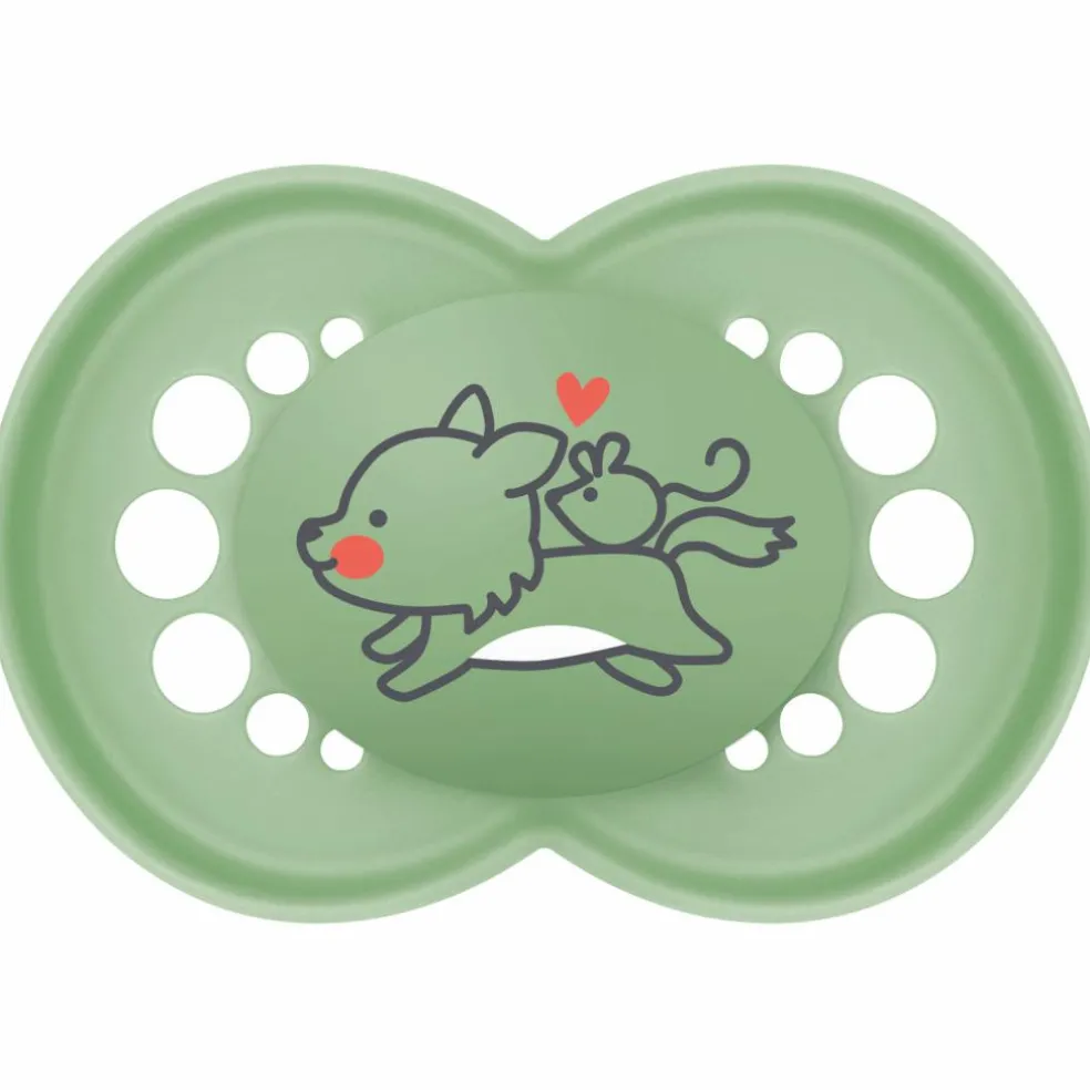 Lot de 3 sucettes Original Bleu en silicone (18 mois et +)