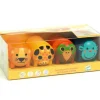 Lot de 4 tampons Animaux de la savane