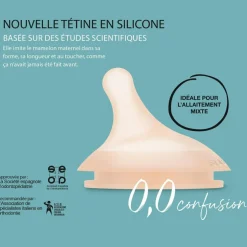 Lot de 2 tétines Allaitement Zerø.Zerø (0m+)
