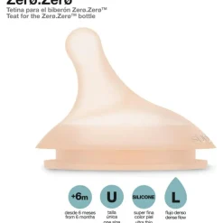 Lot de 2 tétines L Zerø.Zerø (0m+)