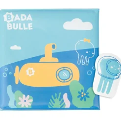 Lot de jouets de bain : livre de bain + stickers (20 pièces)