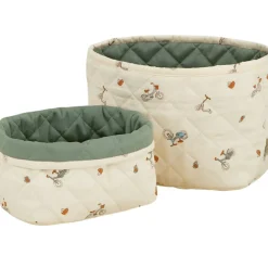 Lot de paniers de rangement matelassés Bicycles