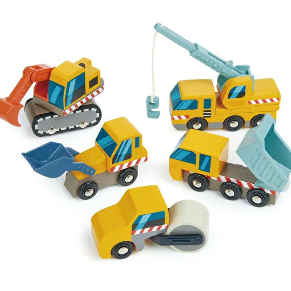 Lot d'engins de construction