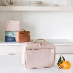 Lunch bag en tissu recyclé Beige