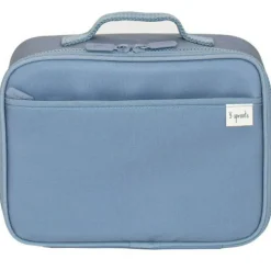 Lunch bag en tissu recyclé Bleu