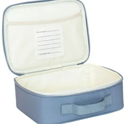 Lunch bag en tissu recyclé Bleu