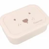 Lunch box 3 compartiments en silicone Ourson sable