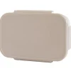 Lunch box en plastique recyclé Taupe