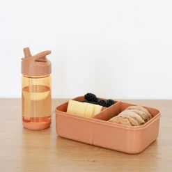 Lunch box en plastique recyclé Rouille