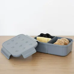 Lunch box en plastique recyclé Bleue-Myrtille