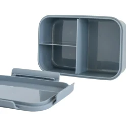 Lunch box en plastique recyclé Bleue-Myrtille