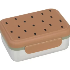 Lunch box Happy Prints caramel