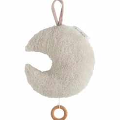 Lune musicale à suspendre Happiness Vieux Rose