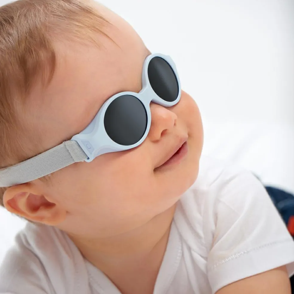 Lunettes de soleil bandeau Glee bleu perle (0-9 mois)