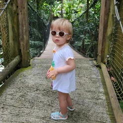 Lunettes de soleil Casual Joy Vert de gris (9-24 mois)