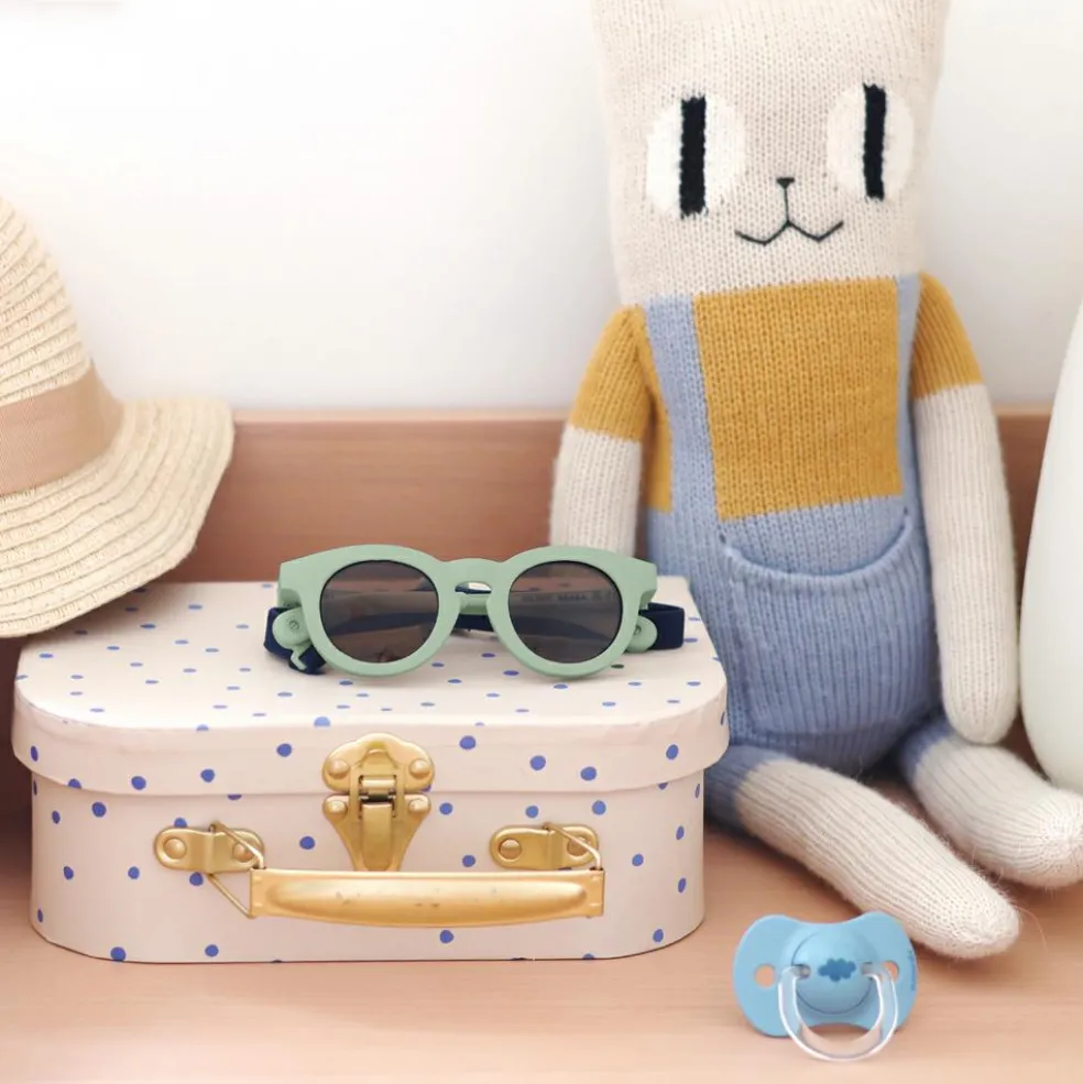 Lunettes de soleil Delight Vert sauge (9-24 mois)