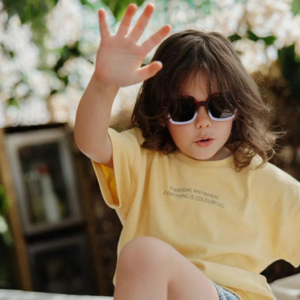 Lunettes de soleil Hossy Craky Lilac (2-3 ans)