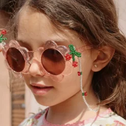 Lunettes de soleil junior Glitter Rose Fleur (5-10 ans)