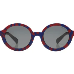 Lunettes de soleil Kiddos Lele Pattern dark blue (1-2 ans)
