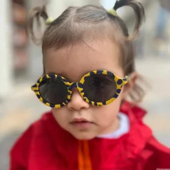 Lunettes de soleil Kiddos Lou Pattern yellow blue (3-5 ans)