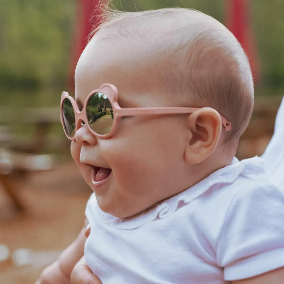 Lunettes de soleil Ourson Rose pêche (12-24 mois)