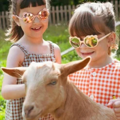 Lunettes de soleil Ourson Rose pêche (2-4 ans)