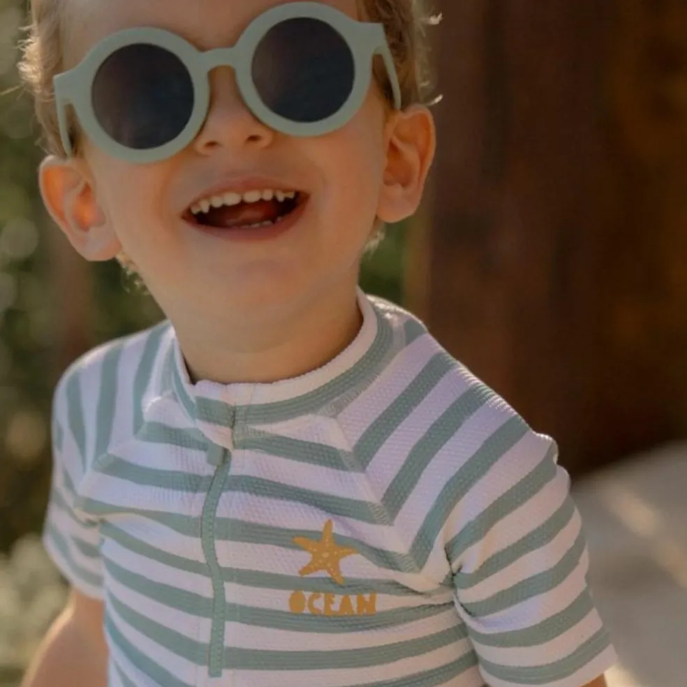 Lunettes de soleil Round Sea Green