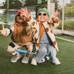 Lunettes de soleil Wazz rose pivoine (2-4 ans)