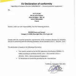 Lunettes de soleil Woam Rose gum (2-4 ans)