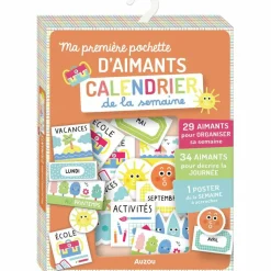 Ma pochette d'aimants Calendrier de la semaine