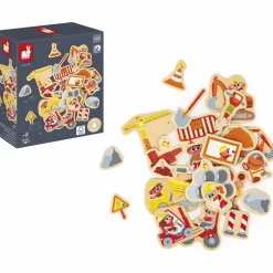 Magnets Engins de chantier (24 pièces)