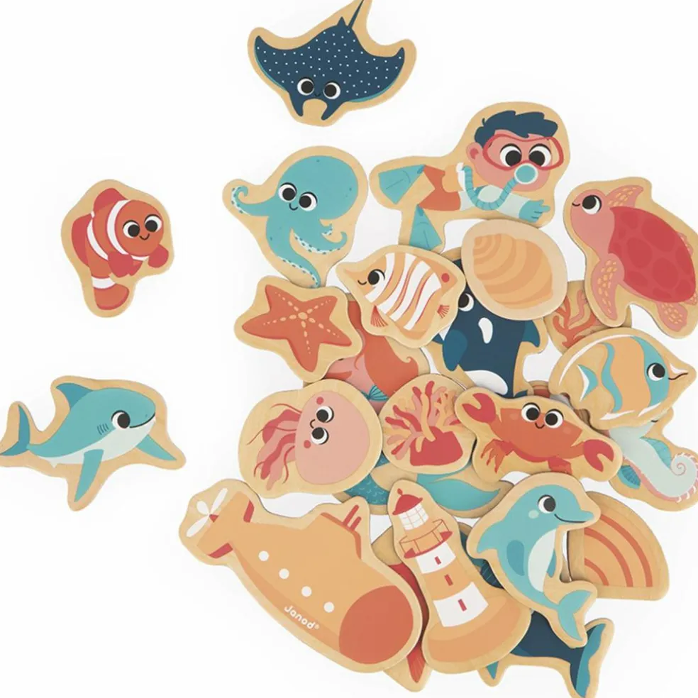 Magnets Monde marin (24 pièces)