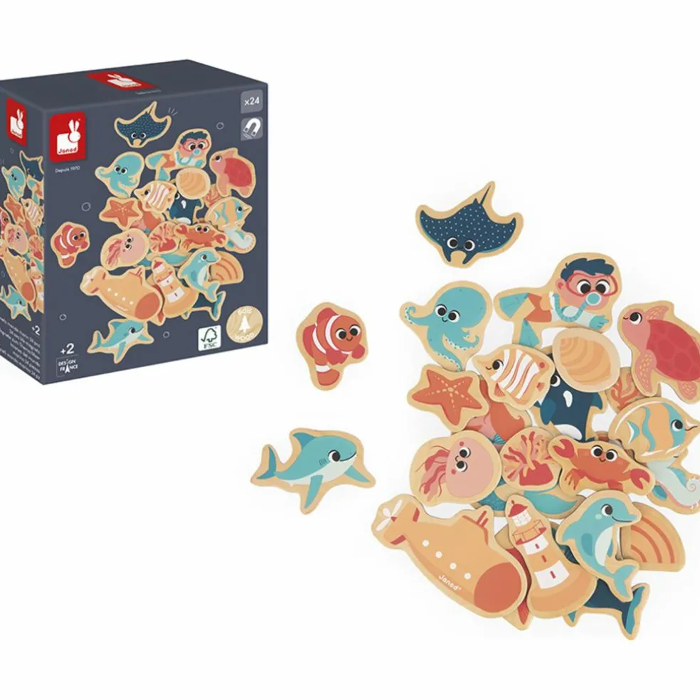 Magnets Monde marin (24 pièces)