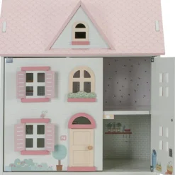 Maison de poupée moyenne en bois