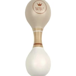 Maracas en bois beige (15 cm)