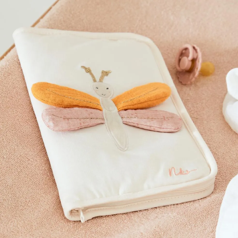 Matelas à langer avec housse tricératops Popsie (45 x 67 cm)