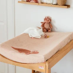 Matelas à langer avec housse tricératops Popsie (45 x 67 cm)