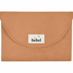 Matelas à langer effet lin camel