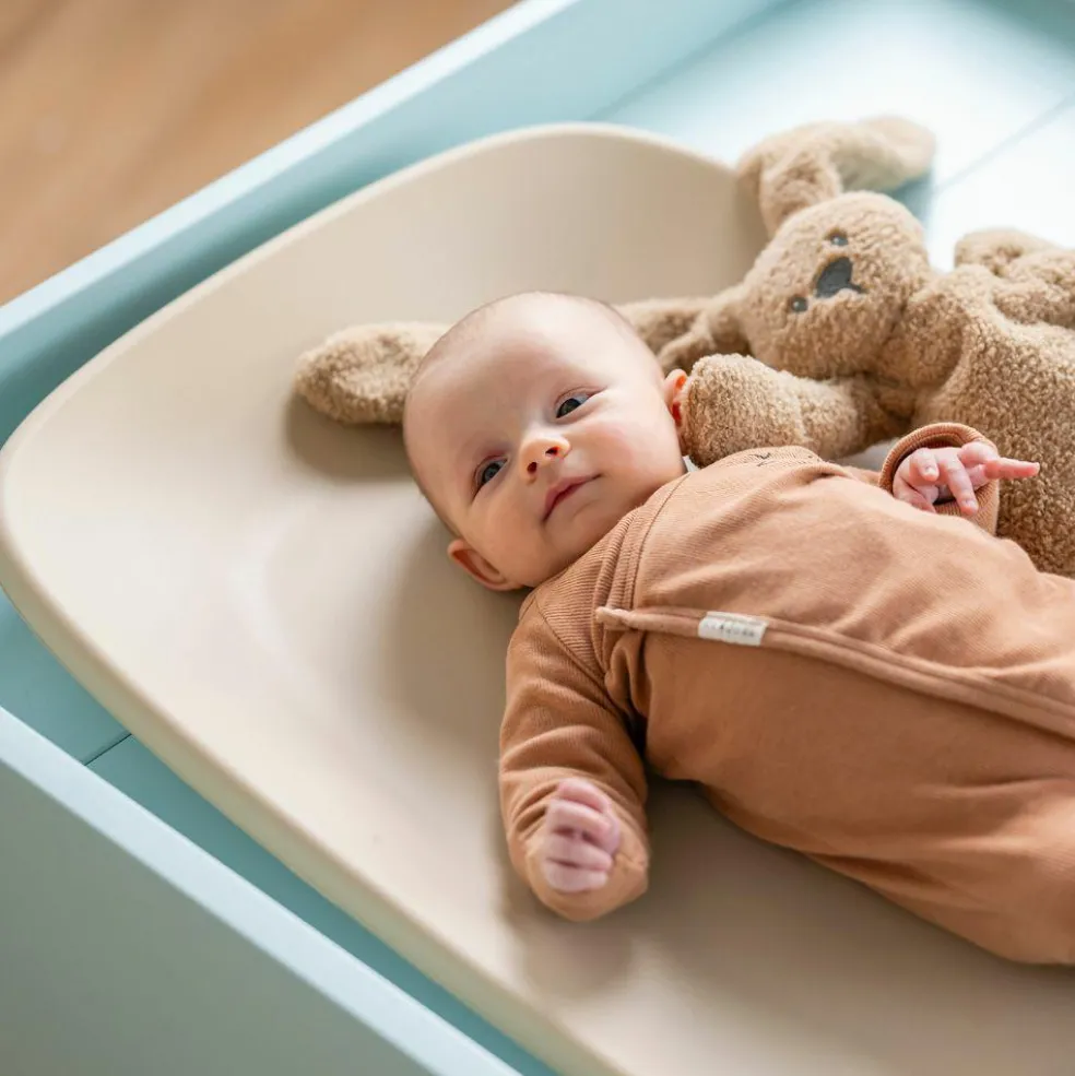 Matelas à langer en mousse Softy beige (70 x 50 cm)