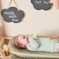 Matelas à langer en mousse Softy vert (70 x 50 cm) - Reconditionné