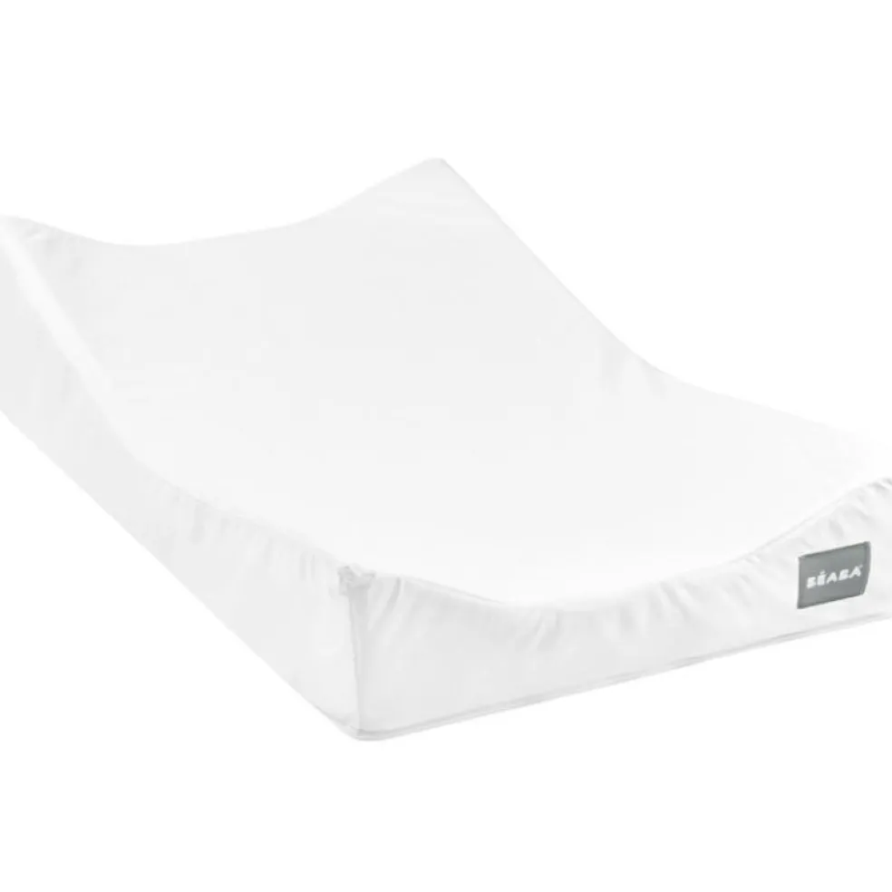 Matelas à langer incliné Sofalange avec housse blanche