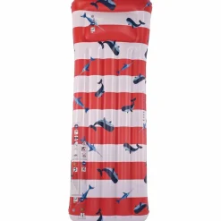 Matelas aquatique Baleine rouge et blanc