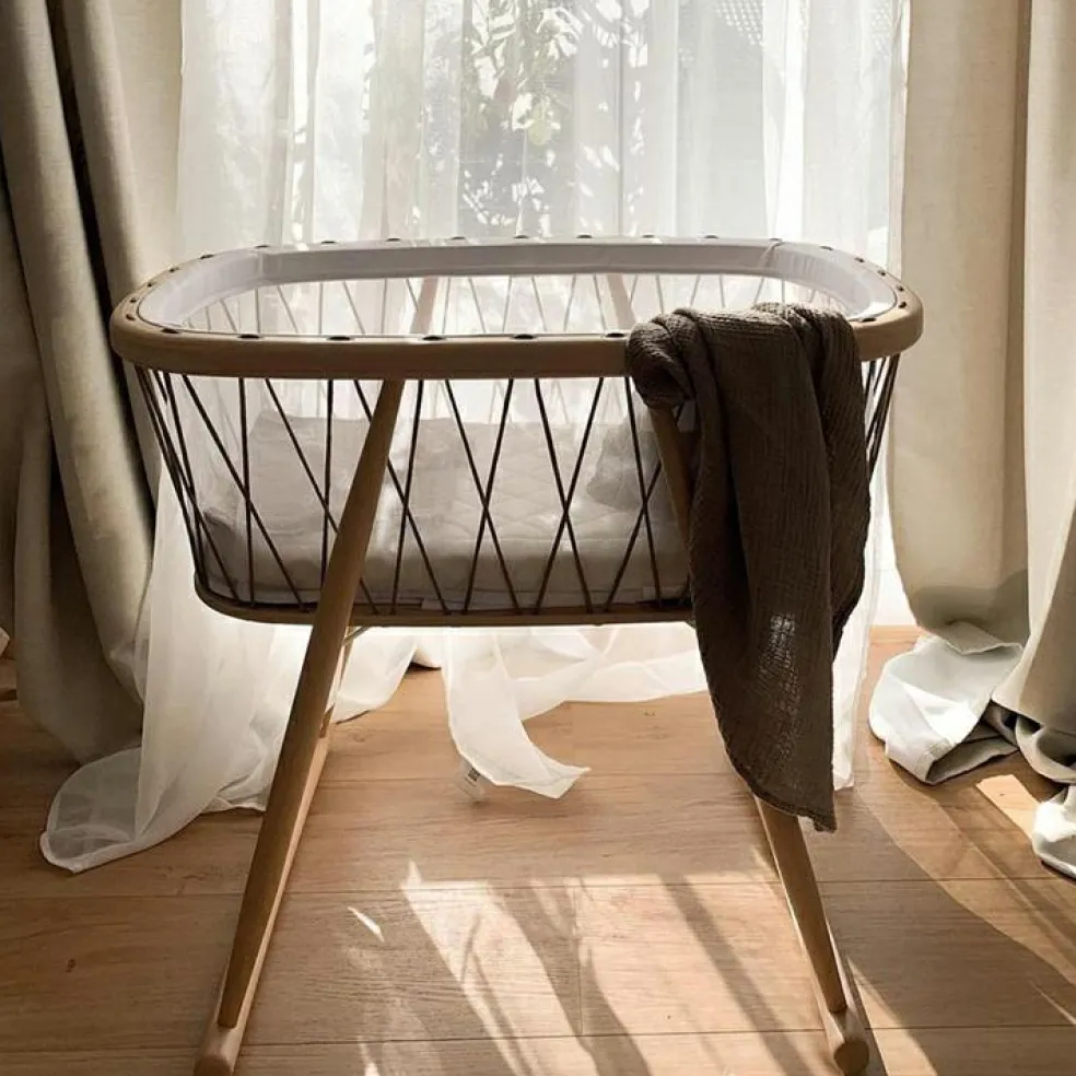 Matelas en coco naturel pour berceau Kumi (68 x 40 cm)