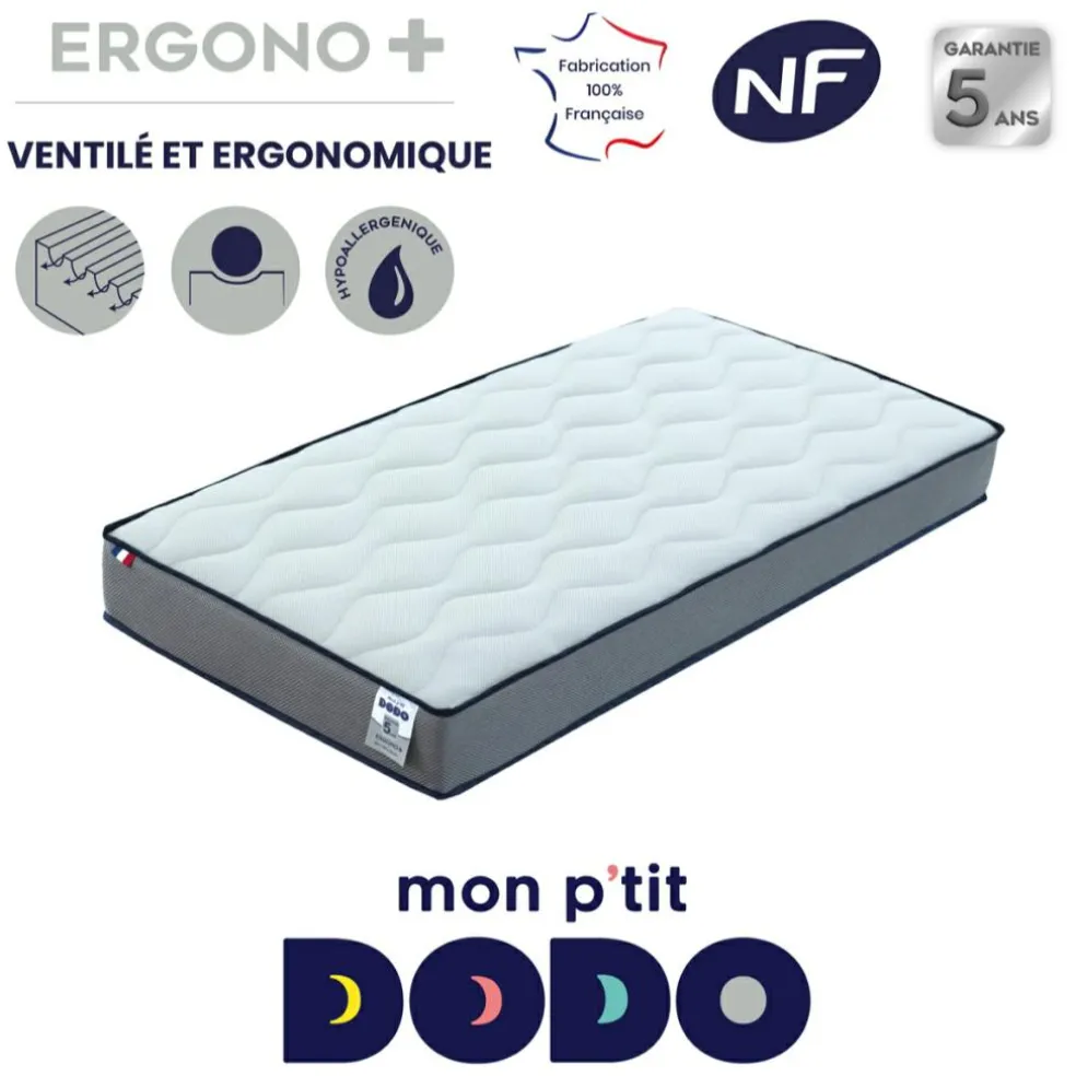 Matelas Ergono (70 x 140 cm)