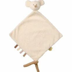 Maxi doudou attache sucette Teddy Souris Ecru