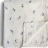 Maxi lange en coton bio Baleine (120 x 120 cm)