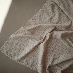 Maxi lange en coton bio Caramel Polka Dots (120 x 120 cm)