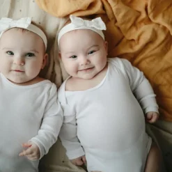 Maxi lange en coton bio Fall yellow (120 x 120 cm)