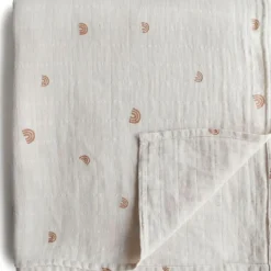 Maxi lange en coton bio Rainbows (120 x 120 cm)